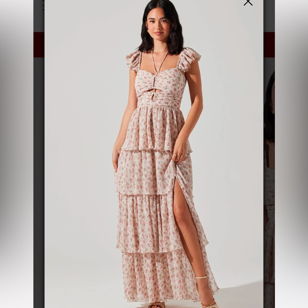 ASTR MAXI FLORAL DRESS